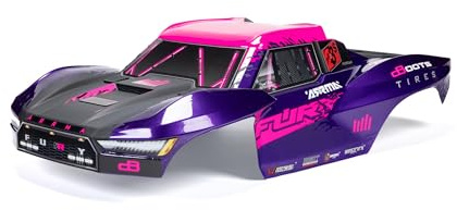ARRMA 1/10 Fury Painted Decaled Trimmed Body Set, Purple