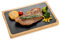 HALE OTEIR Juego de tabla para servir queso de madera de acacia con placa de pizarra, placa de pizarra, placas de pizarra, placa de buffet, tabla de queso, elección ideal para regalo y decoración