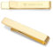 HONEY BEAR 1.57inch Herren Kinder Krawattennadel Krawattenklammer für schmale Krawatten Tie Clip 4cm (Gebürstetes Gold 4cm Upgrade mit Box)