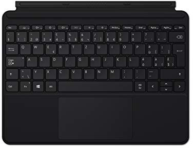 Microsoft Surface Go Type Cover Noir Cover Port QWERTZ Suisse (Reconditionné)