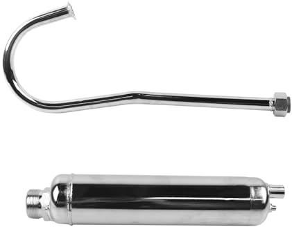 Pot d'échappement Silencieux D'échappement pour Vélo, pour Moteur 2 Temps pour 49cc, 50cc, 60cc, 66cc, 80cc