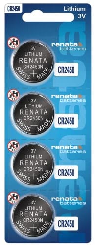 Renata - Batteria al litio CR2450N, 3 V, 4 pezzi