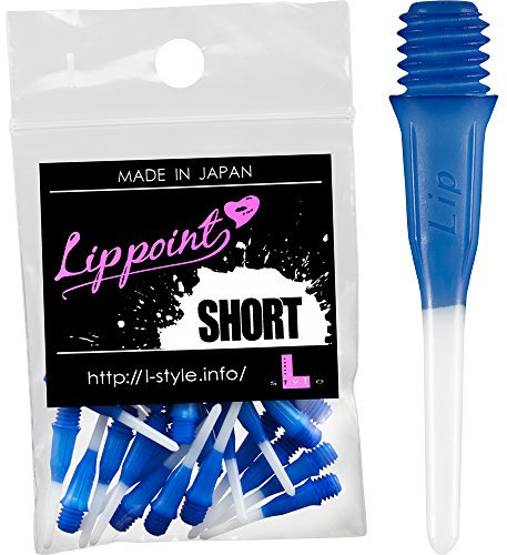 L-Style Lippoint Short Two Tone Softdart Spitzen - Blau - 30 Stück Shortlip