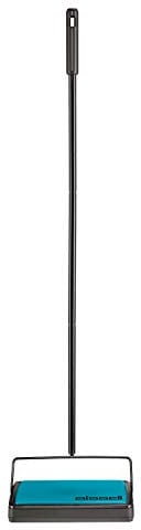 Bissell Easy Sweep - Barredora compacta para alfombras y Pisos, 2484A, Color Verde Azulado