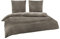 BaSaTex Winter Plüsch Bettwäsche Set Nicky-Teddy Cashmere-Touch Coral Fleece | 135x200 155x220 200x200 200x220 + 80x80 Kissenbezug | Größe: 200x220 | Farbe: Taupe