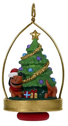 Hallmark Keepsake Mini Weihnachten 2019 Jahr datiert His Tail Dackel, Miniatur-Ornament, 4,7 cm