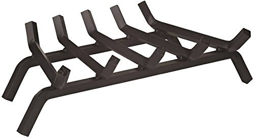Rocky Mountain Goods Kaminrost aus massivem Metall mit 1,9 cm Stangen – Rack-Heizung für Holzofen mit schweren Schmiedeeisenstangen (58,4 cm)