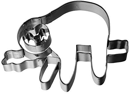 Birkmann Ausstechform Faultier auf AST liegend, Edelstahl, mit Innenprägung, 10 cm