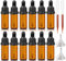 5ml Amber Glass Bottle with Dropper Pipette for Essential Oil Aromatherapy Blends Glass Dropper Bottles, Pack of 12