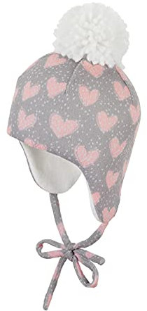 Sterntaler Baby M dchen Inka-mütze Bomber Hat, kiesel, 49 EU