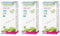 Masmi Leichte Applikator-Tampons, Bio-Baumwolle, plastikfrei, 100 % biologisch abbaubar, parfümfrei, hypoallergen, chlor- und dioxinfrei, 3 Boxen mit je 16 Stück