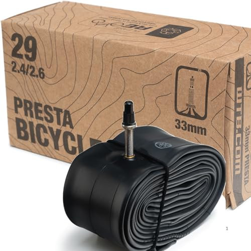 WTB Presta Fahrradschlauch, 73,7 cm (29 Zoll), für Kies und Mountainbikes, 73,7 x 6,1–6,6 cm, 33 mm Ventil, Fahrradschlauch, langlebig und leicht