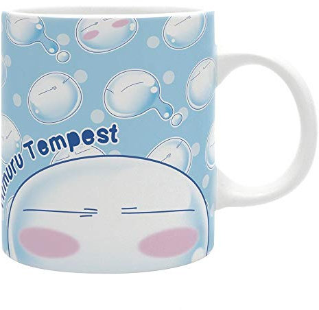 ABYSTYLE Rimuru Tasse mit Aufschrift That Time I got reincarnated as a slime, 320 ml, Weiss/Opulenter Garten