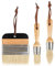 Lot de 3 pinceaux pour peinture à la craie et à la cire - Pour meubles en bois, décoration d'intérieur - Pinceaux plats pointus et ronds à craie