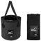 Faltbarer Eimer, 20 L Multifunktions Falteimer, für Camping, Angeln, Partys und Andere Outdoor Aktivitäten, Schwarz