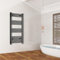 1400x400mm(HxW) Matte Black Straight Central Heating Towel Rail Heating Towel Radiator