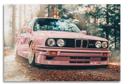 KAIPA Rennwagen-Poster für BMW 3er-Serie, Superauto, Sportwagen, dekoratives Gemälde, Leinwand-Wandposter und Kunstdruck, modernes Familienschlafzimmer-Dekor-Poster, 40 x 60 cm