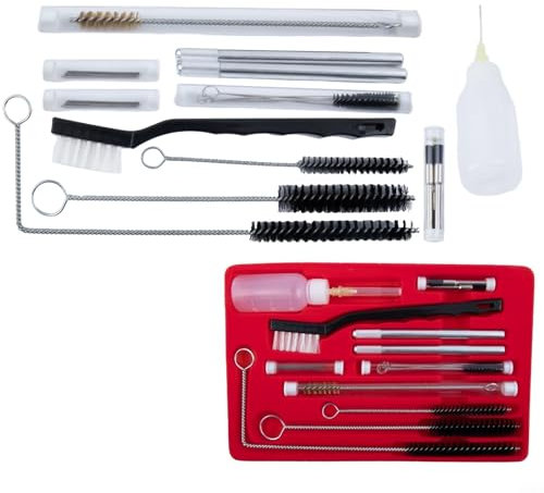 for HPLIVE Spray Cleaning Repair Tool Kit,22pcs Airbrush Spray Cleaning, Spray Cleaning Brush,Gravity Paint Detail Set