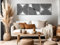 VAILLA ® 3er set Boho Wanddeko, Geometrische Wanddekoration aus Holz, 3D Wandbilder Home Dekoration, Bohemian Große Wand Deko, Bilder für Schlafzimmer, Wohnzimmer (Boho 18)