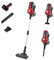 GEEPAS Upright Vacuum Cleaner | 2-in-1 Corded Stick & Handheld Vacuum for Carpet Hard Floor | Bagless HEPA Filter Lightweight Wall Mounted Cyclonic Suction 5m Power Cord | 600W Red