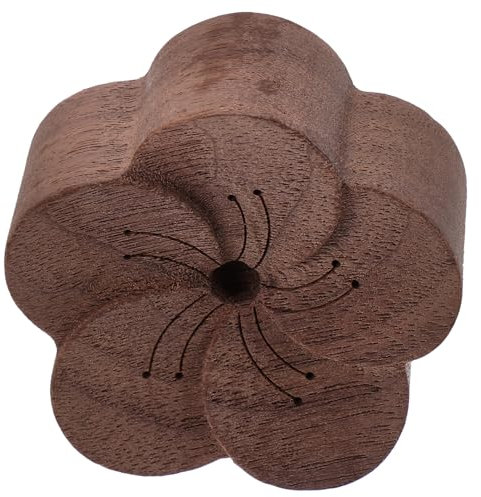 Gogogmee Eleganter Holz Diffusor Aromatherapie Diffusor Wohnraum Duftspender Dekoration Desktop Ornament Aus Buche Für Zuhause Büro Und Wohnzimmer
