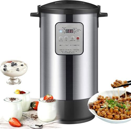 QYLTTDM 12L Commercial Fermentation Machine, LED Display & Timer, Smart Yogurt Maker with with Adjustable Temperature & Time Control, For Yoghurt Dough Natto Rice Wine
