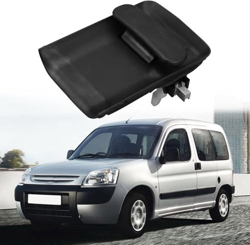 JinsenTGG Maneta de Puerta Lateral Exterior Compatible con Citroen Berlingo First Generation M49 1996-2008 Peugeot Partner/Grand Raid/Ranch 1996-2008, Puerta Izquierda (Lado Conductor) 9101P8
