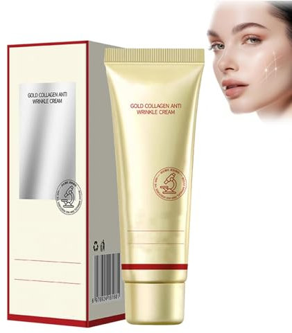 Korean Goldene Kollagen-Creme, Korean Collagen Anti-Wrinkle Cream, Anti-Falten-Creme für das Gesicht, Feuchtigkeitscreme für das Gesicht, hautstraffende Cremes, langanhaltende (1)