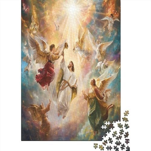 Jesus Jigsaw Puzzles for Adults 1000 Piece Jigsaw Puzzles for Adults Home Puzzles for Adults Kids Educational Games Home Jigsaw Puzzle 1000pcs (75x50cm)