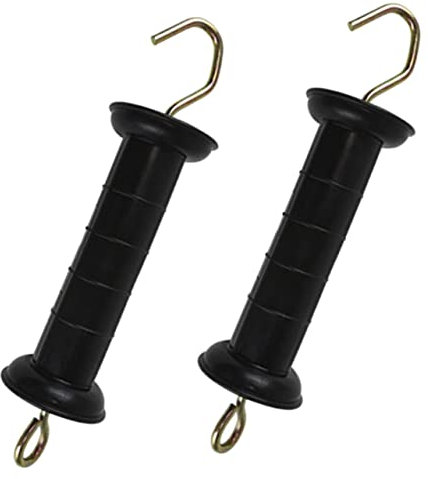 OSALADI 2pcs Electric Fence Insulated Handles Electric Fence Gate Handle Parts