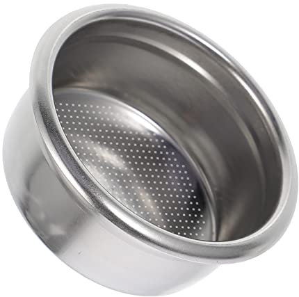 VINTORKY Präzisions-filterkorb Für Espressomaschinen Maschinenfilter Doppeltasse Edelstahlsieb Für Kaffeemaschine 58 Mm Fassungsvermögen Tassenfilterkorb
