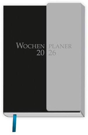 Trötsch Wochenplaner mit Klappe 2026: Terminkalender Wochenplaner Bürokalender