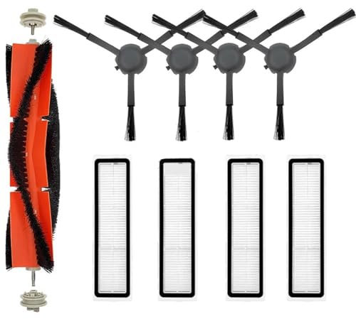 Vuzmode For Xiaomi, for Dreame, D9 Accesorios Repuestos Xiomi MI, for Dreame, D9 MAX Robot Aspirador Reemplazo Cepillo Filtro Paño de fregona Kit de aspiradora Robot(HS)