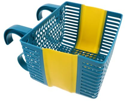 VICASKY Panier de rangement suspendu pour piscine, résistant aux intempéries, design élégant pour serviettes et accessoires de piscine, solution de rangement multifonctionnelle