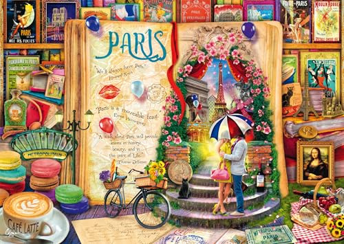 Schmidt | Aimee Stewart: Memories of Paris (1,000 Pieces) | Jigsaw Puzzle | Ages 14+ | 1+ Players