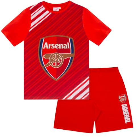 Arsenal FC Boys Pyjamas Short Toddler Kids OFFICIAL Football Gift