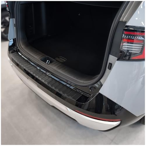 tuning-art Ladekantenschutz passend für Kia Sportage 5 Spirit Facelift | 2025- Schwarz Pulverbeschichtet Edelstahl Passgenau Abkantung Spezialklebeband Reinigungstuch Montageanleitung Rostfrei