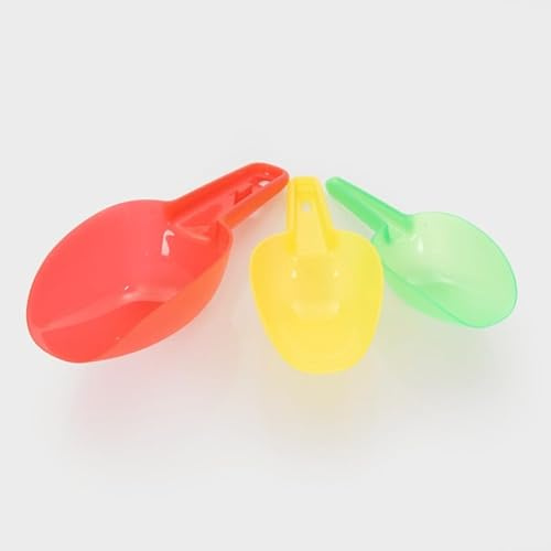 tickit Translucent Nesting Scoops, 3 Pieces | tickit translucent nesting scoops is ideal for sand and water play.