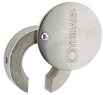 THIRARD - Obturateur pour cylindre européen, Ø 29mm, laiton chromé
