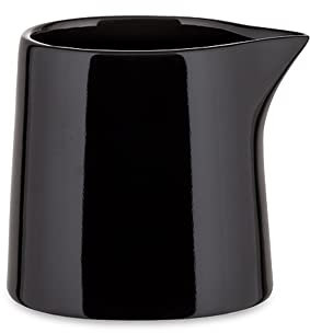 Alessi Tonale DC03/94 B - Design Steinzeug Milchkanne, Poliert Schwarz