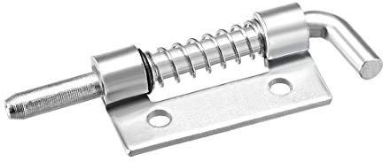 sourcing map 20 Stück Verzinkt Möbel Fenster Feder Verriegelung Linkshändig Torriegel Schlossriegel 2.2inch