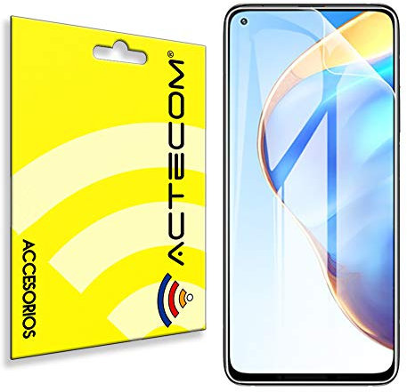 actecom® Protector de Pantalla TPU Hidrogel compatible con Xiaomi Mi 10T Pro Flexible Membrana Lámina Protectora Cubierta Protectora (1 unidad)