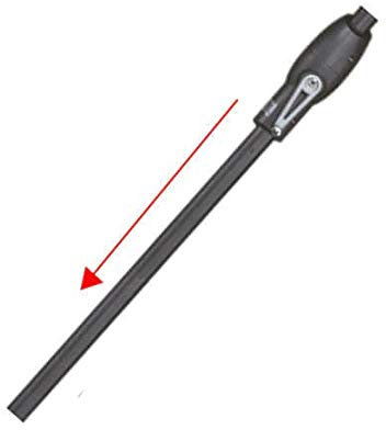 Treasure Garden 32 Inch Bottom Pole (Replacement) for 9-Foot Model 8100 Auto-Tilt Umbrella (Bronze)