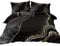 BlessLiving Black Gold Grey Marble Bedding Watercolor Marble Duvet Cover Set Abstract Chic Printed Design Quilt Cover King 1 Duvet Cover 2 Pillowcases