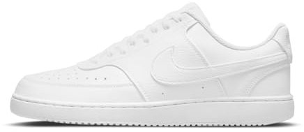NIKE Mens Court Vision Low Next Nature Basketball Shoe, White, 10.5 UK