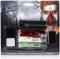com-four® Schminkset Zombie-Reißverschluss, Set für EIN Cooles Reißverschluss-Tattoo, Horror, Halloween, Karneval, Zombie-Mottoparty