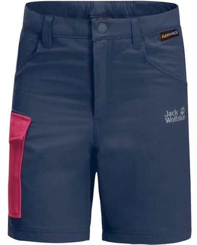Jack Wolfskin Unisex Kinder Active K Shorts, Dark Indigo, 164 EU