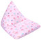 Ready Steady Bed Sitzsack für Kinder, Pyramidenform, bequeme Kleinkindmöbel, weich, kindersicher, für Spielzimmer (Regenbogen)