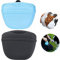 Kiwochy Silikon Futterbeutel Tragbare Leckerlitasche Hunde Futterbeutel aus Silikon Snack Tasche für Hundetraining Kleine Trainingstasche mit magnetischem Verschluss und Taillen Clip