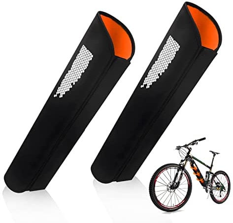 2 Stück Ebike Akku Schutzhülle, E Bike Akkuschutz Passend für Bosch, für Shimano, Rohrumfang von 30-38 cm, Wasserdicht Neopren EBike Akku Cover Case zur Verlängerung der Laufzeit und Lebensdauer